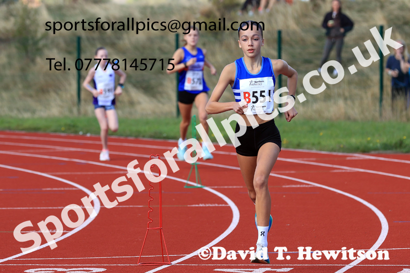 Girls Under-16s, 2026 Northern Mens 6 and Womens 4 Stage and Youngsters Relays, Silksworth, Sunderland. Photo: David T. Hewitson/Sports for All Pics